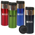 14 Oz. Chrome Band Tumbler